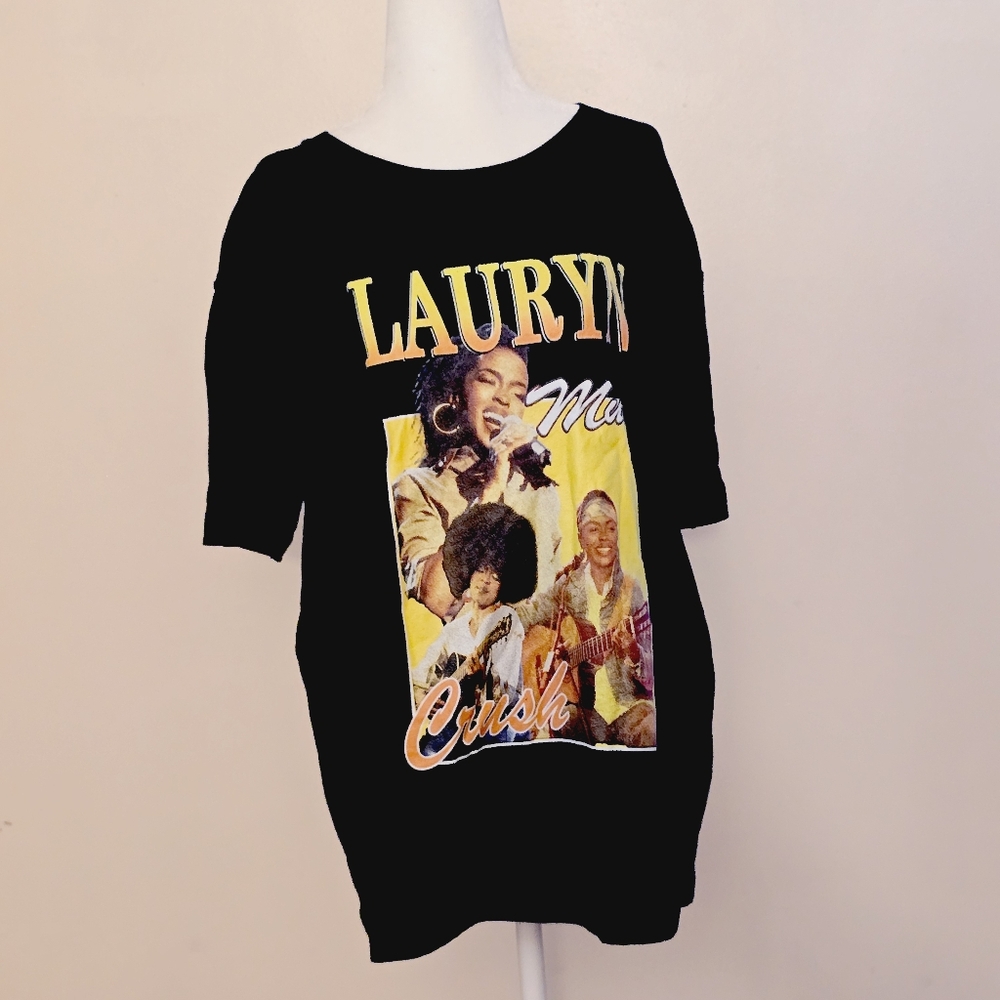 Lauryn Hill Music Crush Women's Large Tee